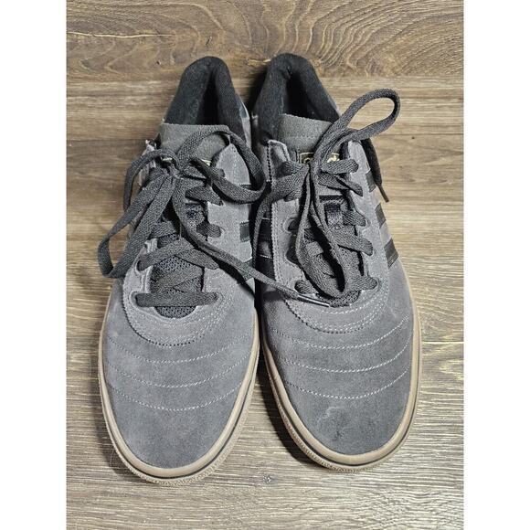 Adidas Busenitz Vulc Samba Black Gray Gold Sneakers Men’s 13 - Picture 3 of 11